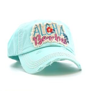 Distressed Cap Aloha Beaches